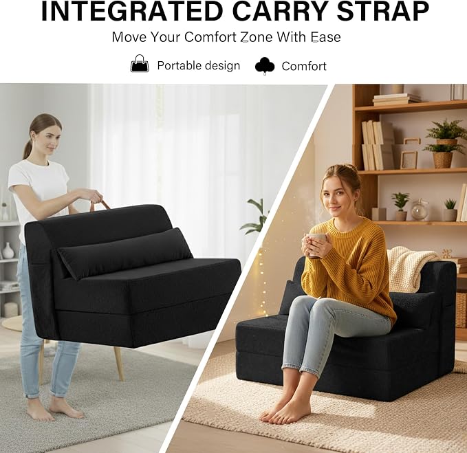 Convertible Folding Sofa Bed Mattress - Image 7
