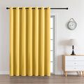 CUCRAF Custom Lemon Blackout Curtains 1 Panel Set, Thermal Insulated Grommet by CUCRAF