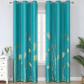 Teal Blackout Curtains 84 Inches Long by ESTELARTEXTILER
