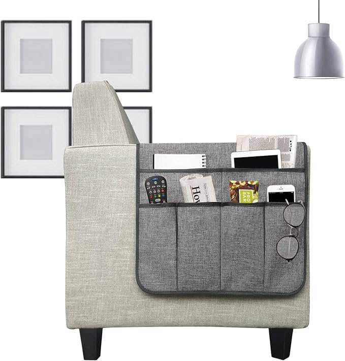 Couch Sofa Armrest Organiser Arm Chair Caddy Bedside Storage Pocket - Image 2
