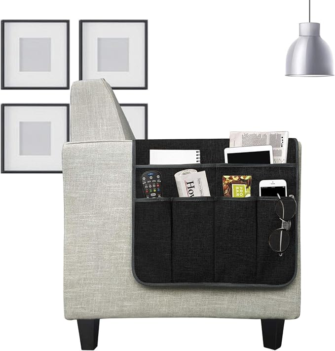 Couch Sofa Armrest Organiser Arm Chair Caddy Bedside Storage Pocket - Image 2