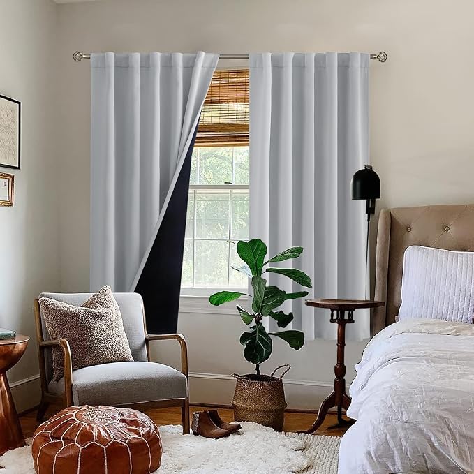 BGment Light Grey Blackout Curtains - Image 9