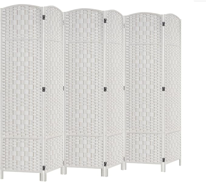 RHF Room Divider Panel, Partition Room Dividers, 6Panel Privacy Screen by RoseHomeFashion