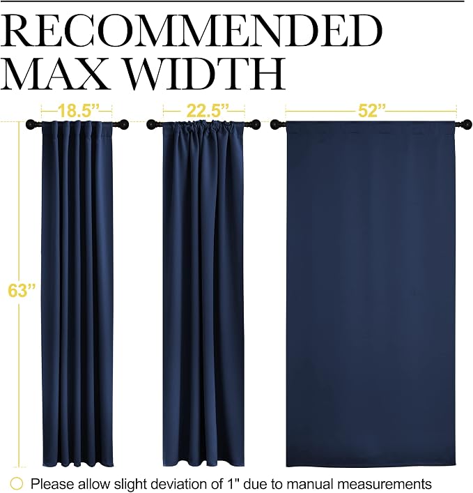 NICETOWN Blackout Curtains Window Drapes - Image 8