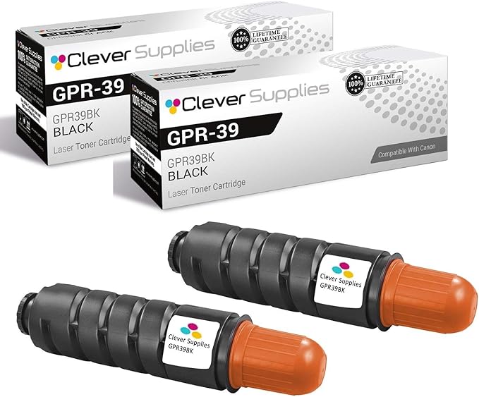 CS Compatible Toner Cartridge Replacement for Canon GPR-39 2787B003AA Black Canon ImageRunner 1730 ImageRunner 1740 ImageRunner 1750 ImageRunner 1750iF ImageRunner 1730iF ImageRunner 1740iF 2 Pack