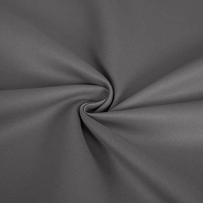 IGEMAEVE Blackout Curtains & Drapes Light Grey 40" W x 84" L | Bedroom | Living - Image 4
