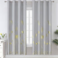 Light Grey Blackout Curtains 72 Inches Long, Light Blocking Thermal Insulated by ESTELARTEXTILER
