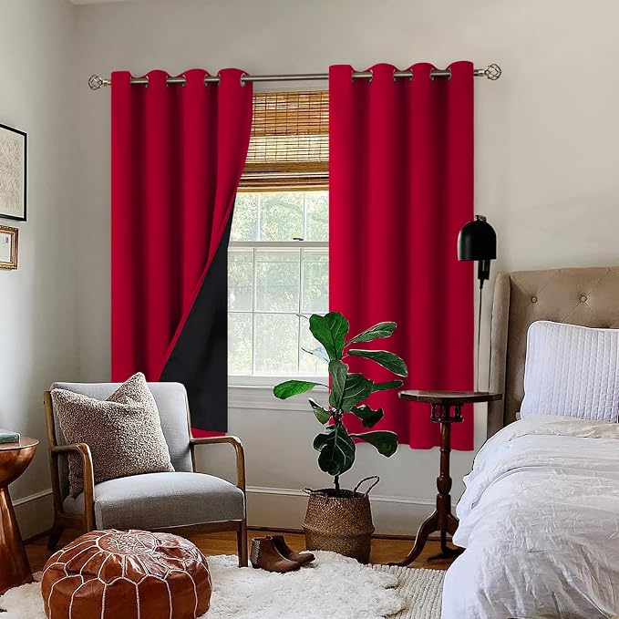 BGment Christmas 100% Blackout Curtains Thermal Insulated - Image 2