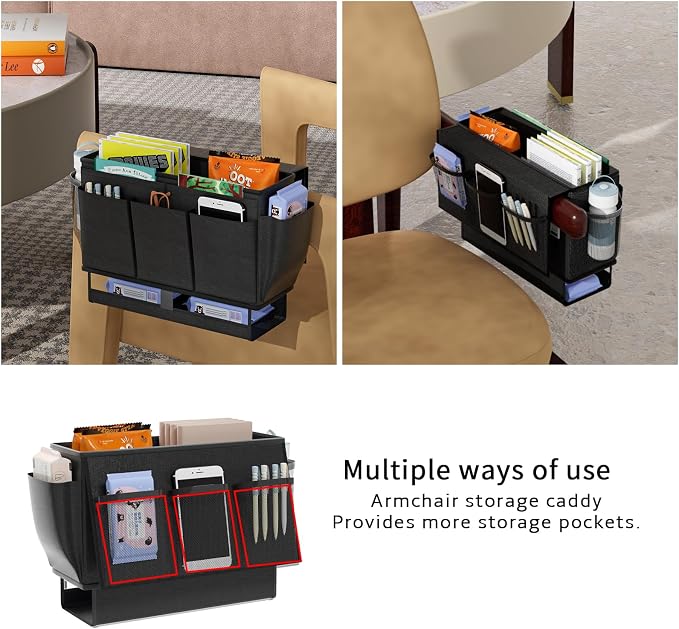 Bedside Caddy Organizer, Bed Caddy - Image 4