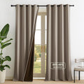 NICETOWN Cappuccino 100% Blackout Curtains by NICETOWN