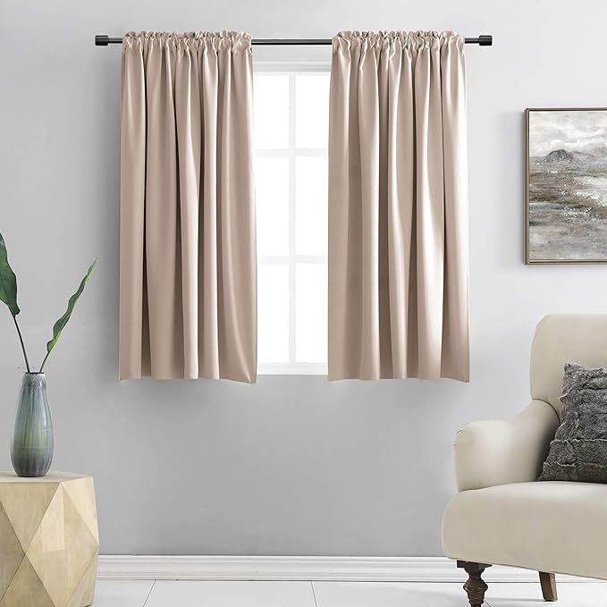 Home Fashion Thermal Insulated Room Darkening Curtains by DONREN