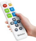 Samsung Replacement TV Remote Compatible with Samsung TV's ONLY (White) Big Button TV Remote Control, Simplified and Easy to Use (2xAAA Batteries not Included)