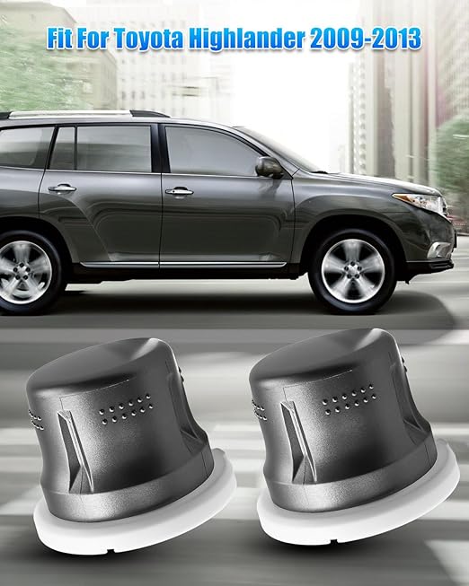 2 PCS Air Conditioning Control Switch Adjust Knob Fit for Toyota Highlander 2009 2010 2011 2012 2013 Replace 55925-0E050