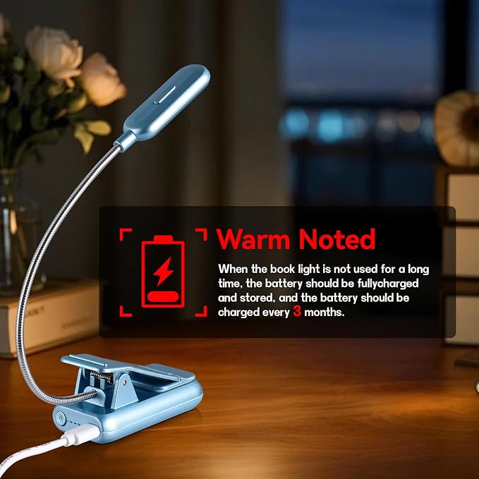 VAVOFO Rechargeable Reading Light, 7 LEDs - Image 6