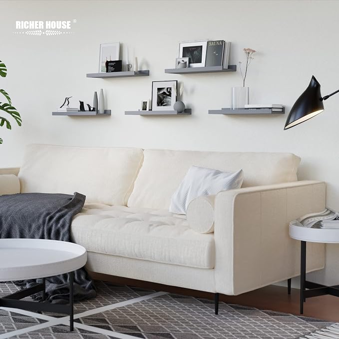 RICHER HOUSE 5-Set Floating Shelves - Image 4