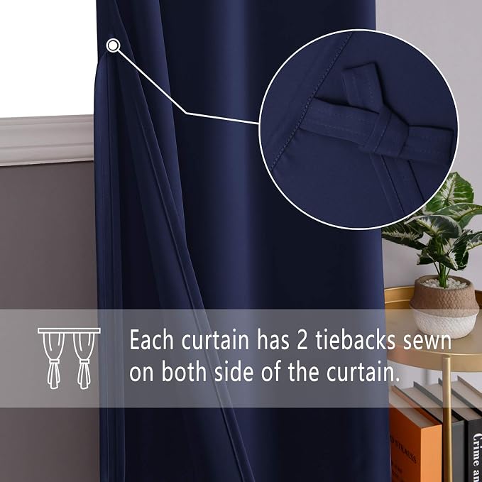 DWCN Blackout Curtains for Bedroom - Image 3