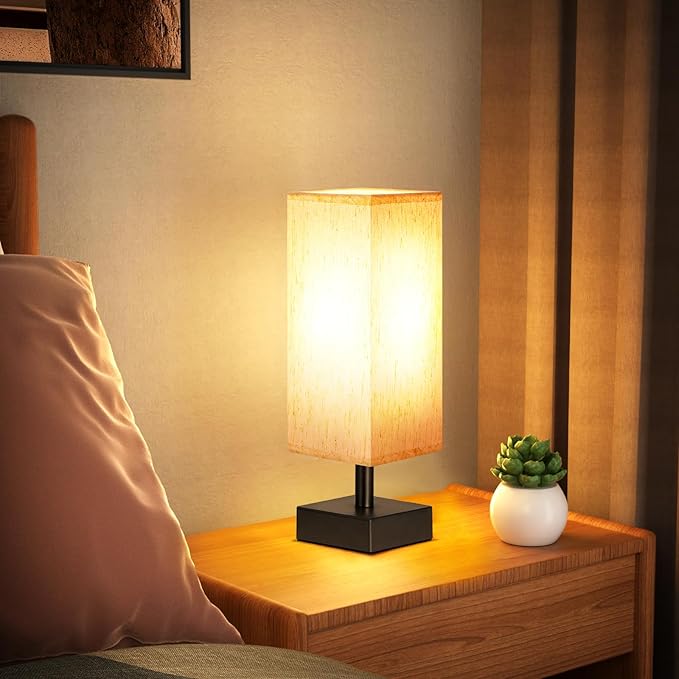 aooshine Small Bedside Table Lamp - Image 4