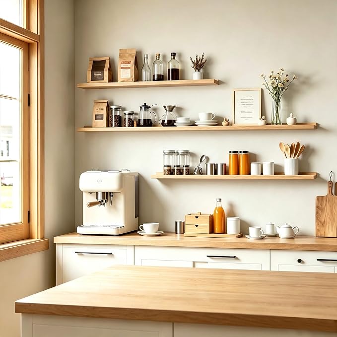 Oak Floating Shelves for Wall Decor, 36 in Shelf - Image 6