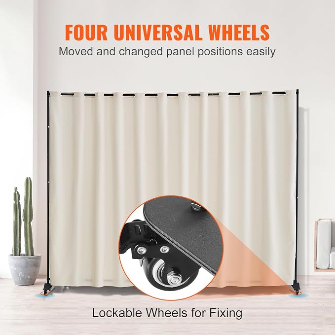 VEVOR Room Divider, Portable Panel Room Divider - Image 4