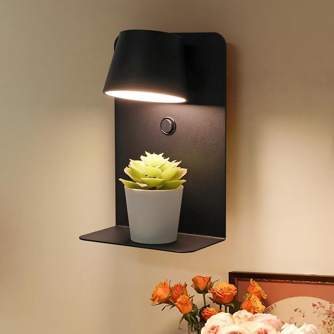 DEC LUCE DECOLUCE LIGHTING Modern LED Plug in Wall Sconce, Dimmable Wireless by DECOLUCELIGHTINGPERSONALIZEDLAMPDECOR