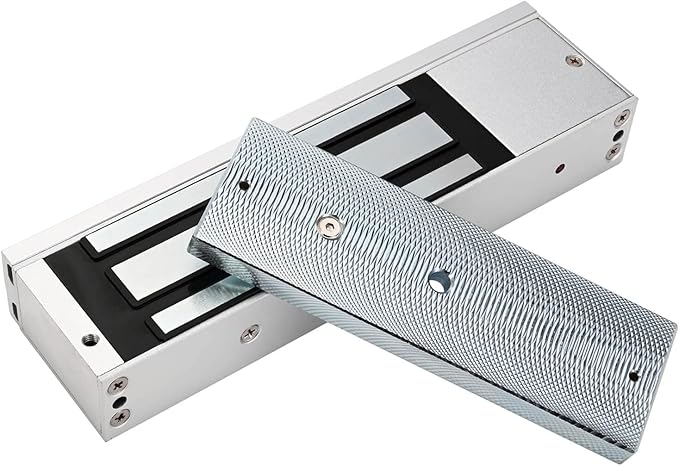 Electromagnetic Lock 1200LBS 500KG Holding Force Electric Magnetic Door Lock 12V Fail Safe NC Mode for Access Control System