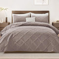 Exclusivo Mezcla Quilts Queen Size, Taupe | Soft Bedspreads by ExclusivoMezcla