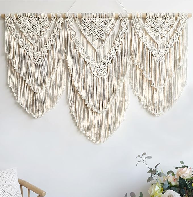Achart Macrame Wall Hanging Large- Boho Wall Decor- large wall art- Wall Decor by Achart