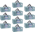 VENO Heavy Duty Moving Bags, Storage Bags, Light Blue, 10 Pack | Packing by Veno