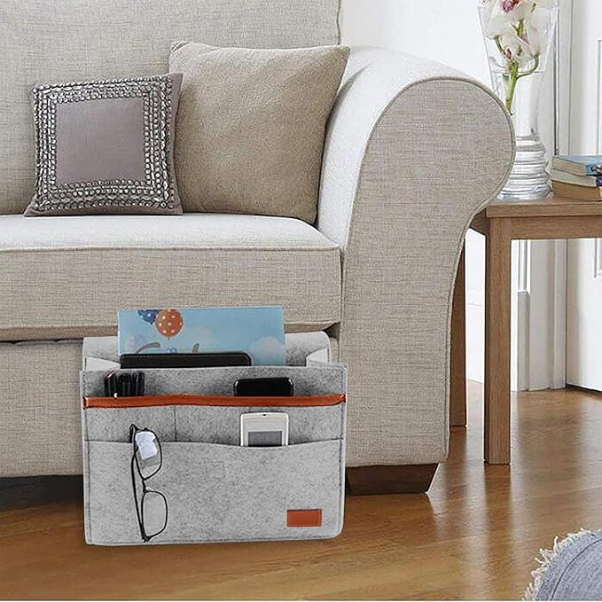 Bedside Caddy, Sofa Caddy, Storage Organizer Pocket - Image 4