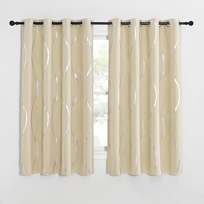 NICETOWN Bedroom Blackout Curtains Panels - Image 2