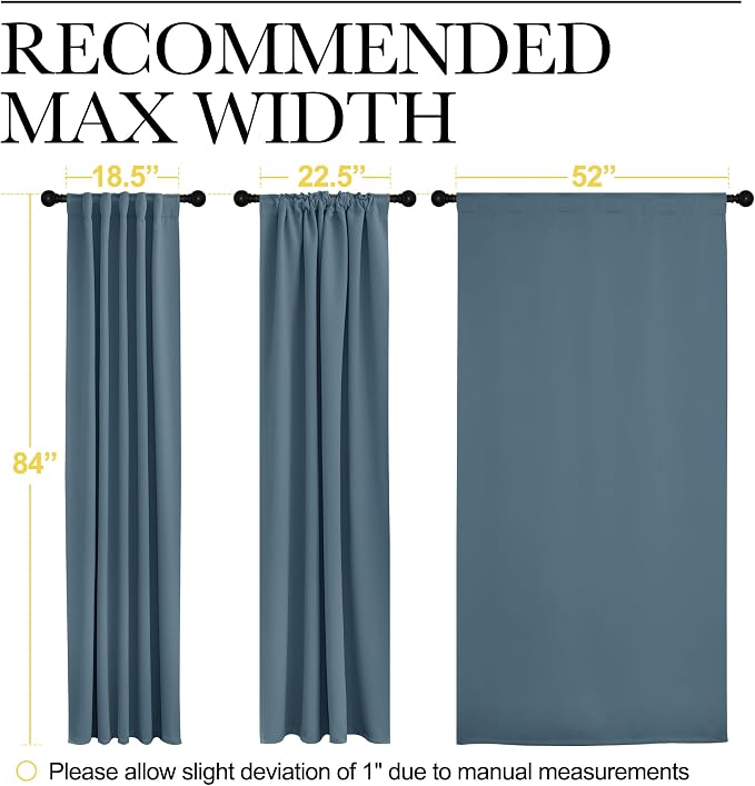 NICETOWN Blackout Curtains Window Drapes - Image 7