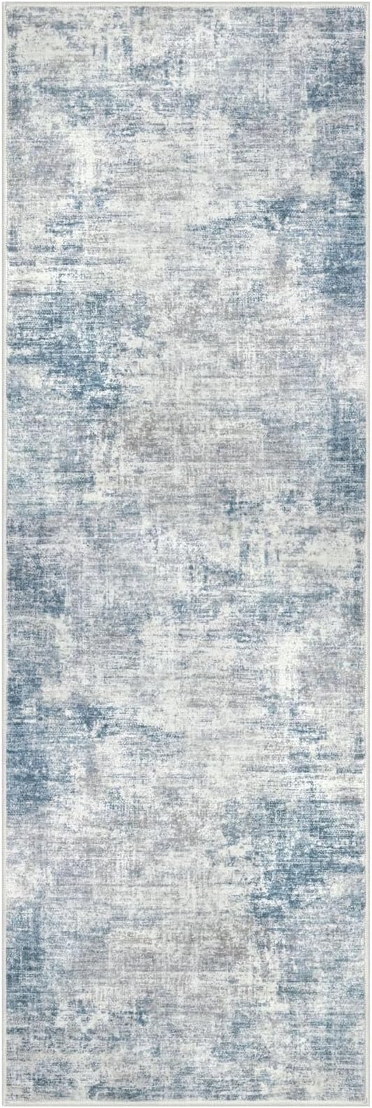 Abstract Runner Rug 2x6 Ft Washable Runners - Image 9