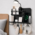 Metal Bedside Wall Shelf, 【No Drill】 Wall Organizer by Yaztops