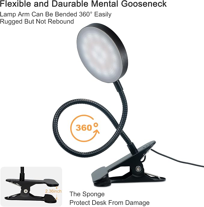 LiFMIRA Clip on Lamp, 8W 66 LED Bed Light - Image 5