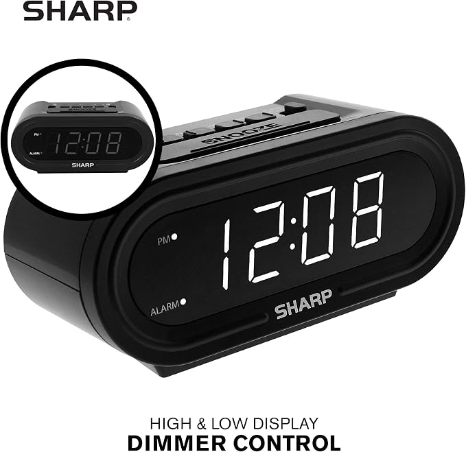 Sharp AccuSet Self-Setting Alarm Clock - Image 4