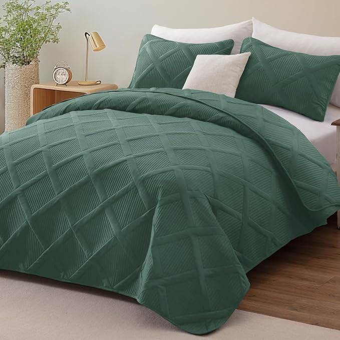 Exclusivo Mezcla Twin Size Quilt Set, Modern Striped Pattern, Lightweight - Image 2