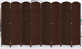 8 Panel Room Divider, 6 FT Wide Folding Screen Room Divider by DURASPACE