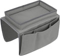 Sofa Armrest Organizer with Cup Holder Tray Chair Arm TV Remote Holder by Holiberty
