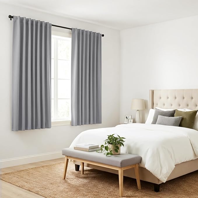 PONY DANCE Blackout Curtains Thermal Insulated Window Treatment Panels Room - Image 8