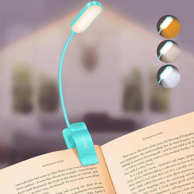 Gritin 16 LED Rechargeable Book Light by Gritin