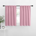 NICETOWN RV Blackout Curtains for Camper Windows, Rouge Pink, Kitchen Curtains by NICETOWN