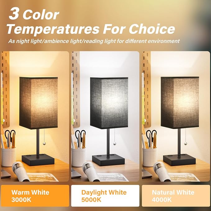 Black Lamp for Bedroom - Image 3