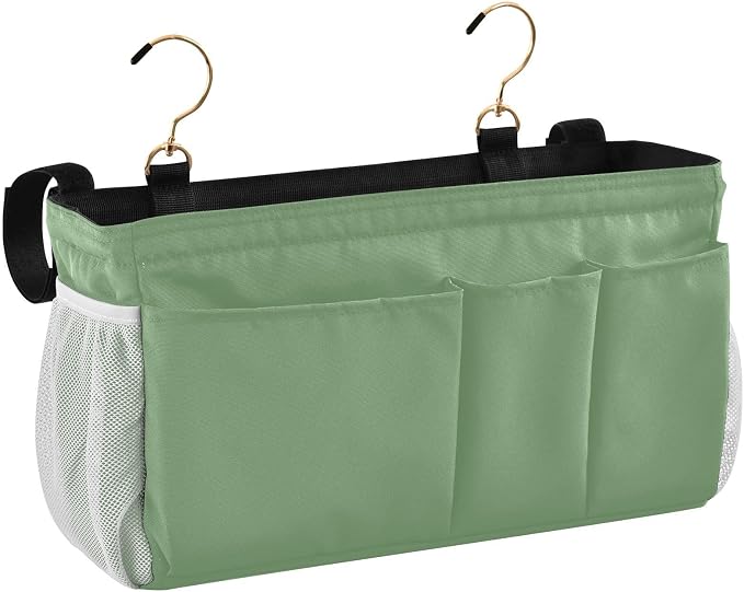 DOMIKING Sage Green Bedside Caddy by DOMIKING