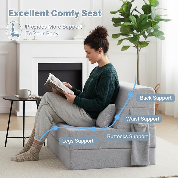 Convertible Folding Sofa Bed Mattress - Image 3