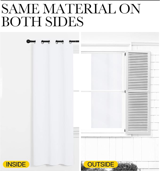 NICETOWN Blackout Curtains for Kids Room, Sea Teal, 55 x 108 Inch, Triple Weave - Image 6