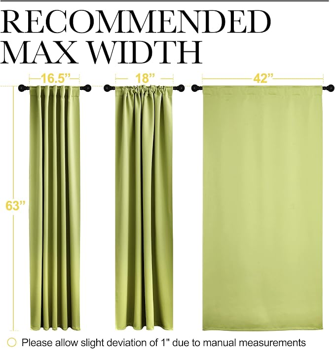 NICETOWN Blackout Curtain Panels - Image 7