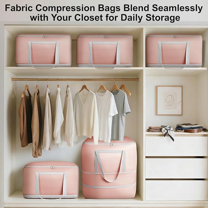 Comforter Storage Bag - 120L Bedding Storage Bags - Image 3
