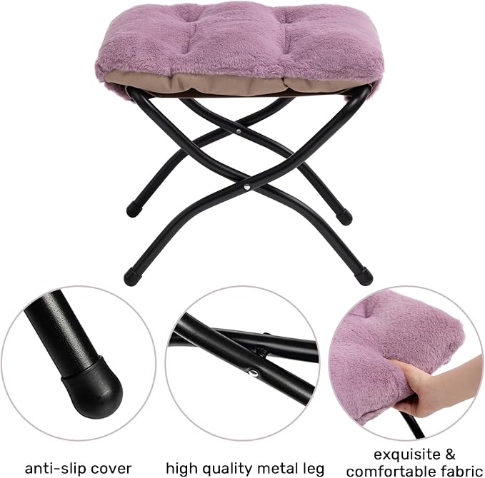 HollyHOME Lazy Chair with Foldable Ottoman, Accent Comfy Lounge Armchair and - Image 6