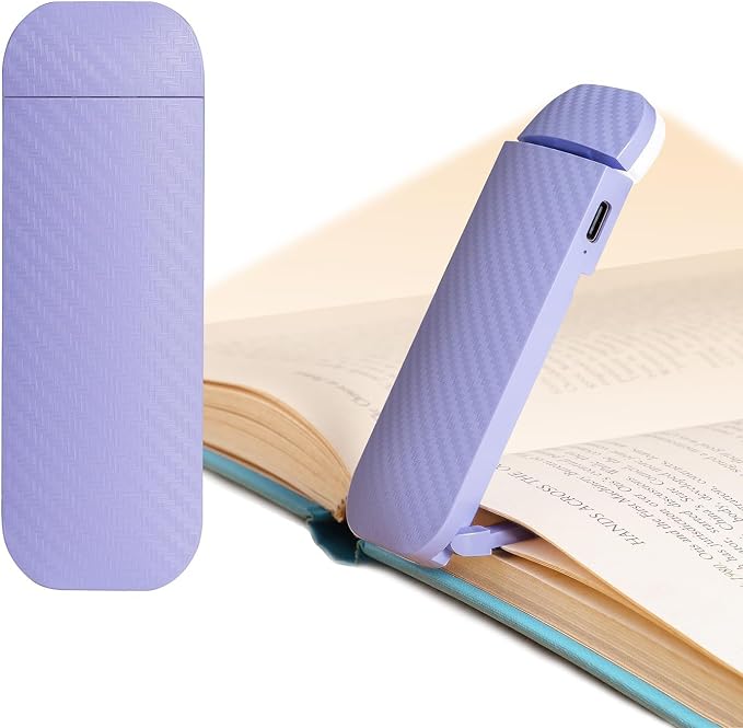 HEMONNKAM Book Reading Light, Rechargeable Clip on Booklight, Eye Caring 3 by HEMONNKAM