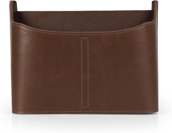 Londo PU Leather Remote Control Holder, Office Supplies Desk Organizer - Image 7